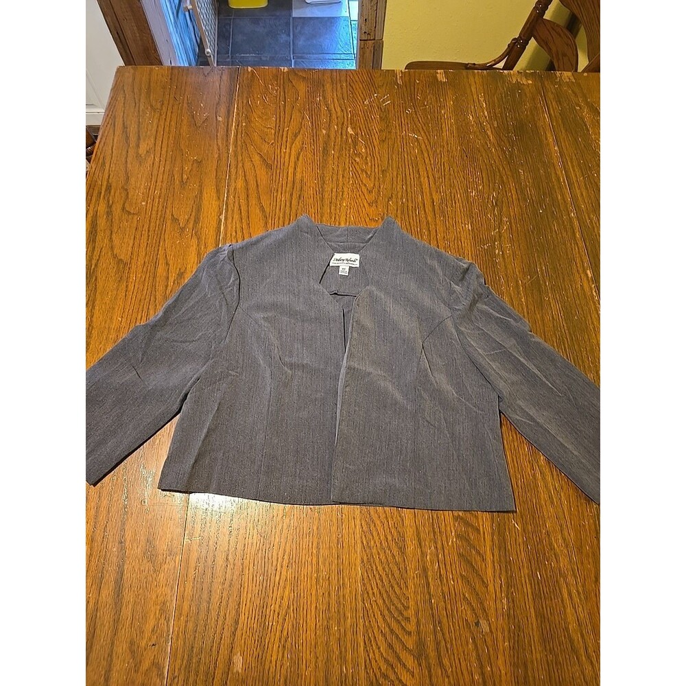 Anthony Richards Women's Gray Short Suit Jacket Size 10P